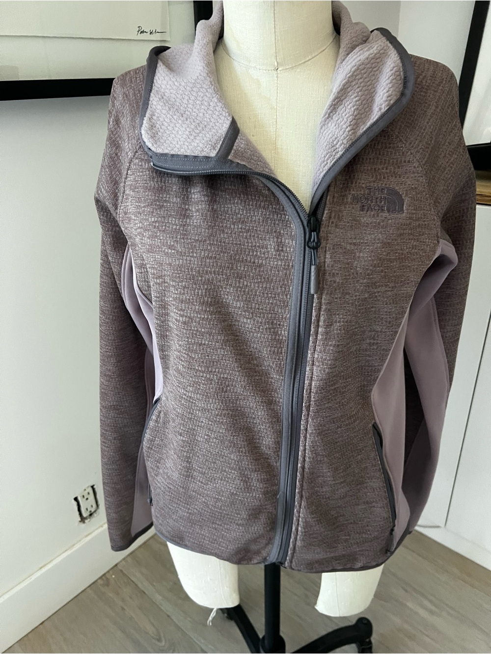The North Face lavender Sherpa Fleece Jacket